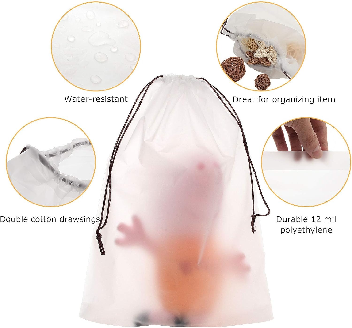 Shoe Bag Dust - 10 Pcs Shoe Bags For Travel