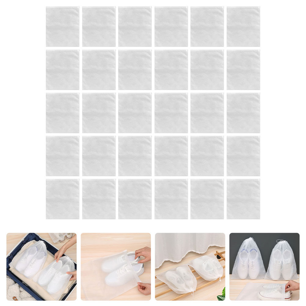 Shoe Bag Dust - 50Pcs Drawstring Shoe Bags Shoes Organizer