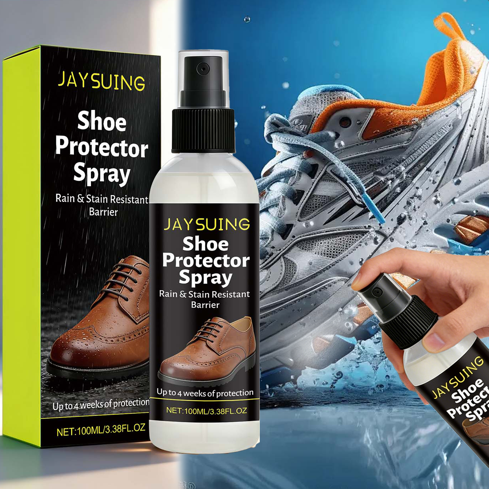Sneaker Protector Spray - Shoe Protector Spray Waterproof Stain Repellent