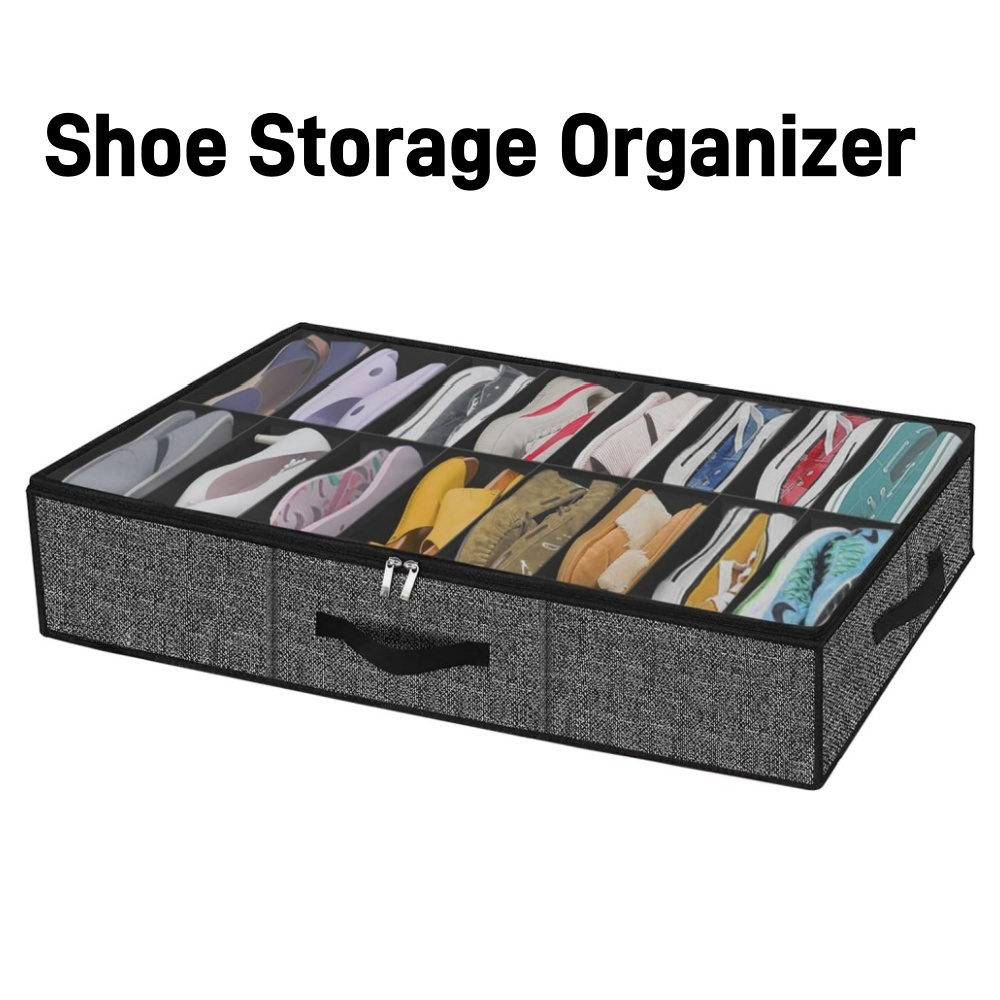 Shoe Box Display - Shoe Storage Organizer box for Under