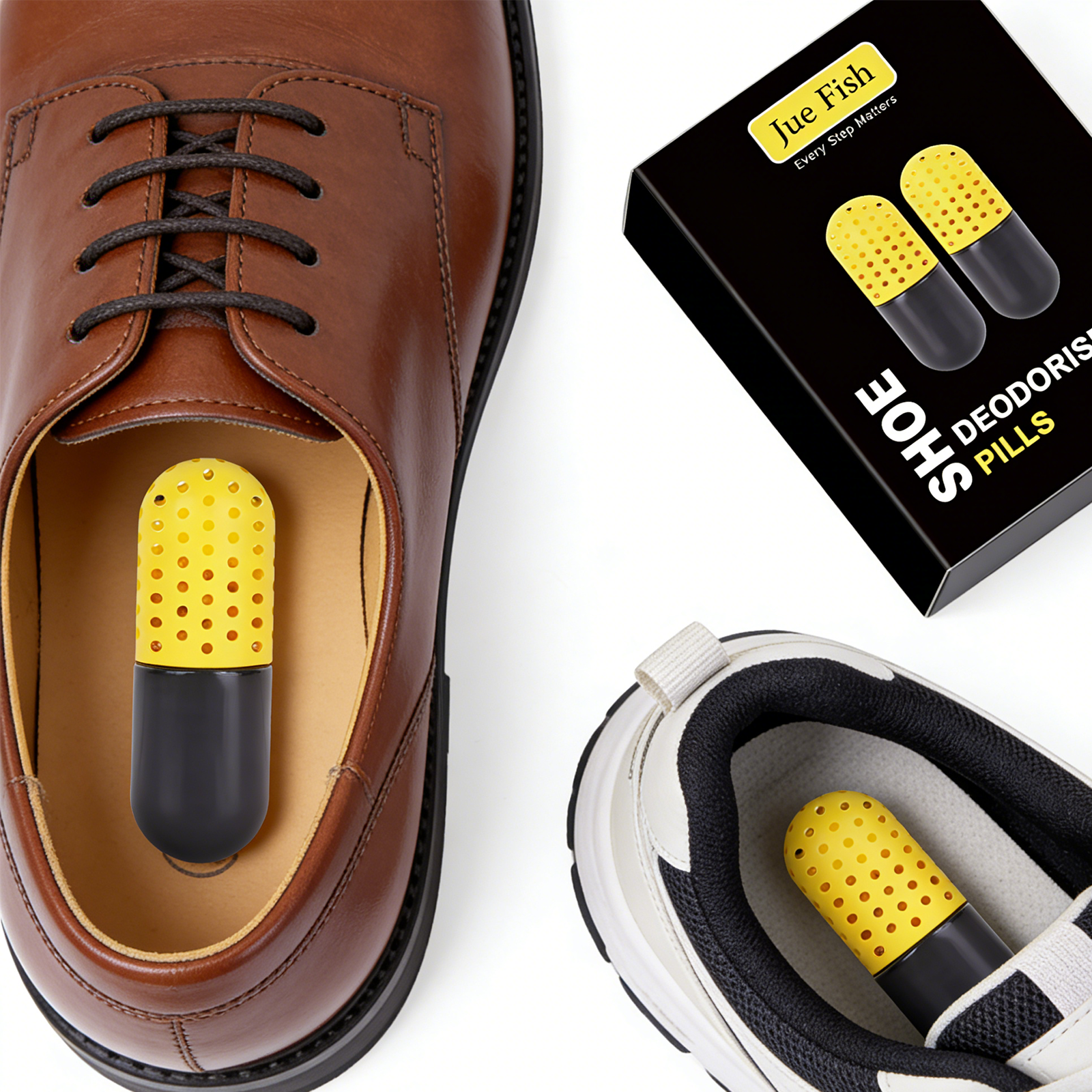 Sneaker Protector Spray - Shoe Deodorizer Capsules Sneaker Freshener Odor