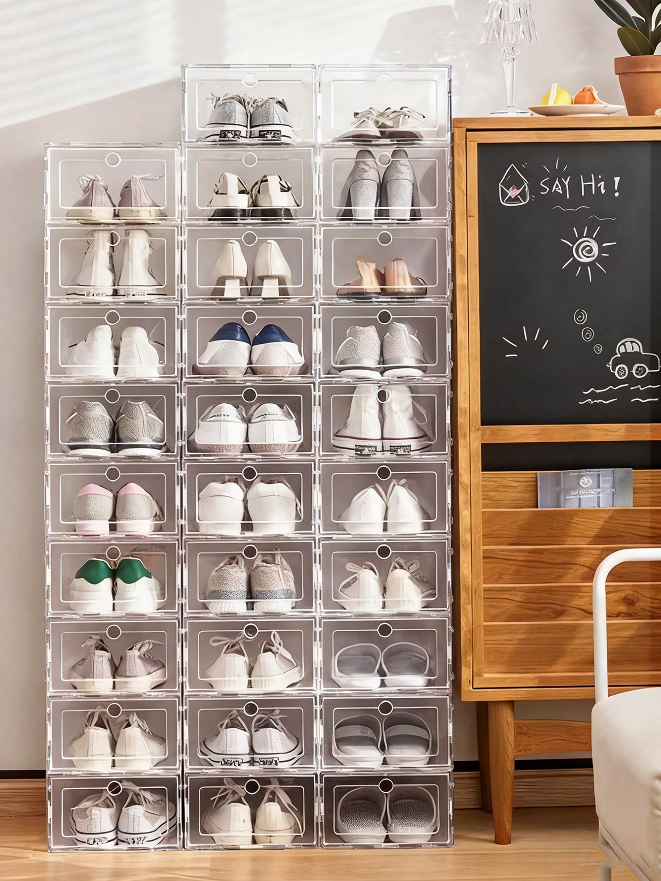 Shoe Box Display - 3 Pieces Of Highly Transparent Shoe