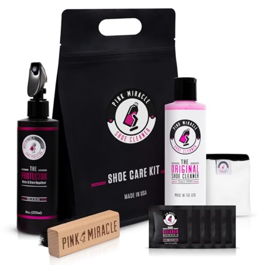 Pink Miracle Shoe Care Kit - I - đánh giá và giá Sneaker Protector Spray