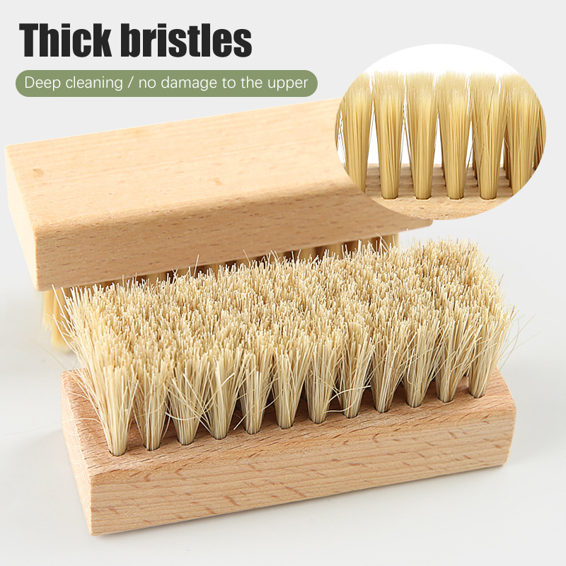 1PC Pig Bristles Shoe Brush Fo - đánh giá và giá Sneaker Care Cleaning Kit