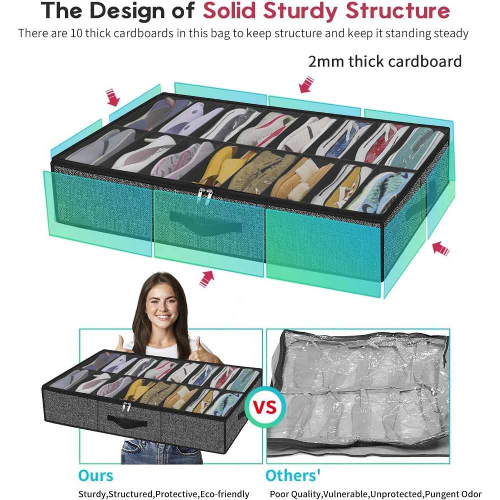 Shoe Storage Organizer box for - đánh giá và giá Shoe Box Display