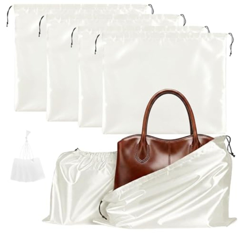 4 Pack Satin Dust Bag 15.7x19. - đánh giá và giá Shoe Bag Dust