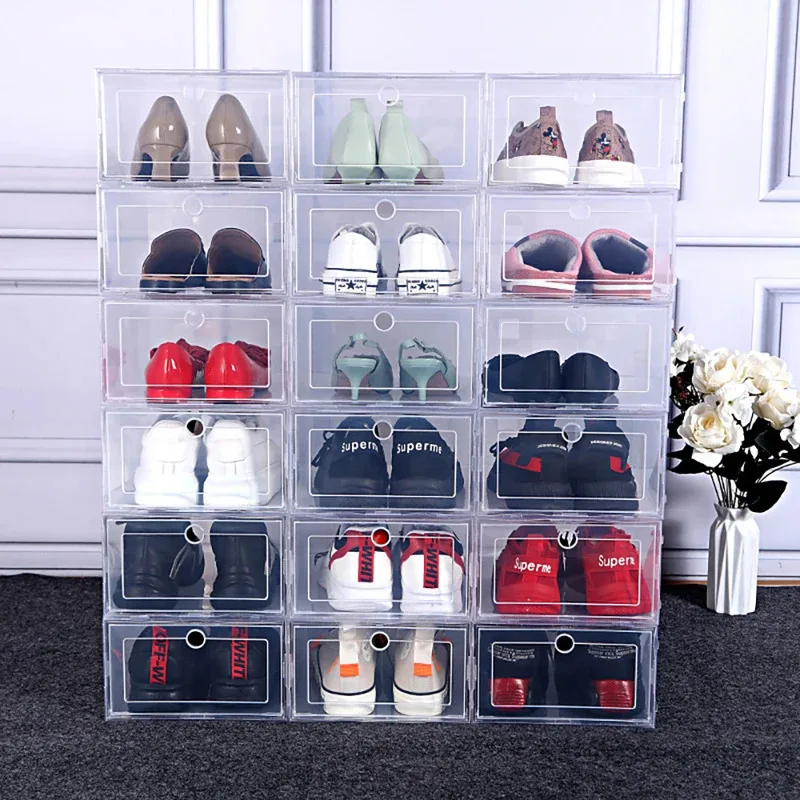 6 Pack Transparent Shoe Boxes, - đánh giá và giá Shoe Box Display
