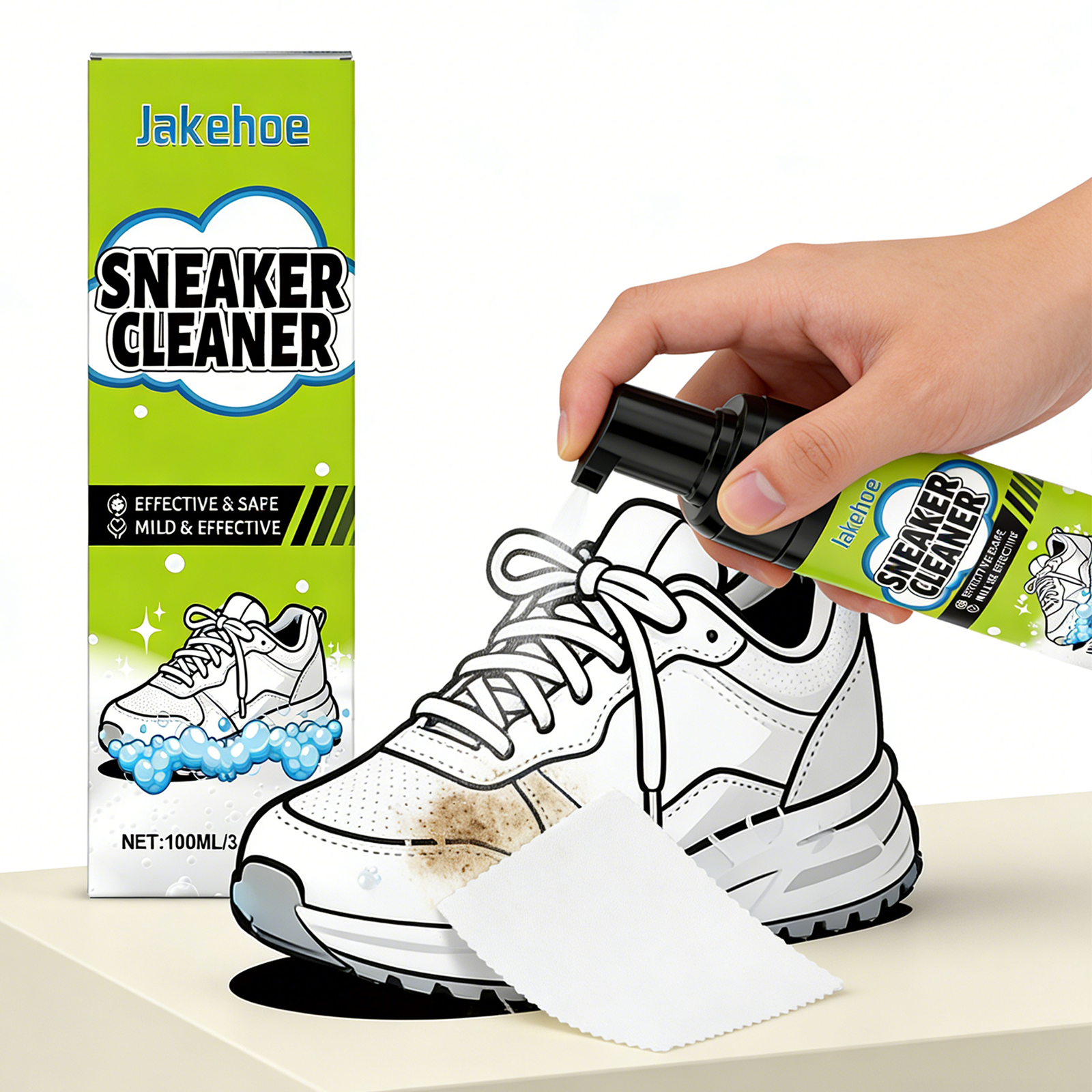 White Shoe Cleaner Sneaker Cle - đánh giá và giá Sneaker Care Cleaning Kit