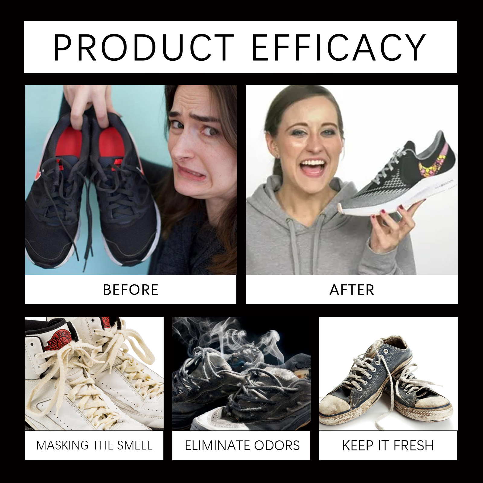Shoe Deodorizer Capsules Sneak - đánh giá và giá Sneaker Protector Spray