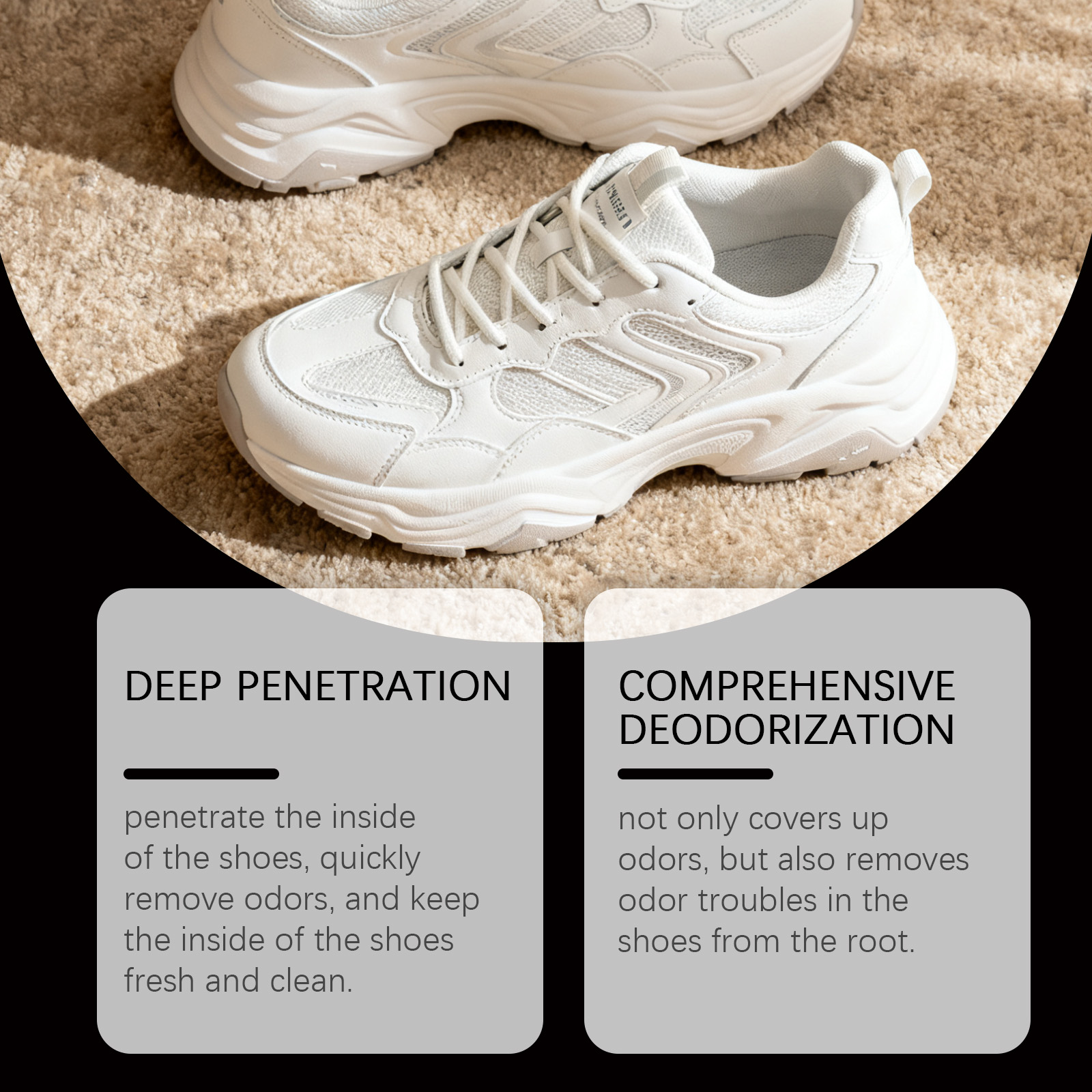 Shoe Deodorizer Capsules Sneak - đánh giá và giá Sneaker Protector Spray