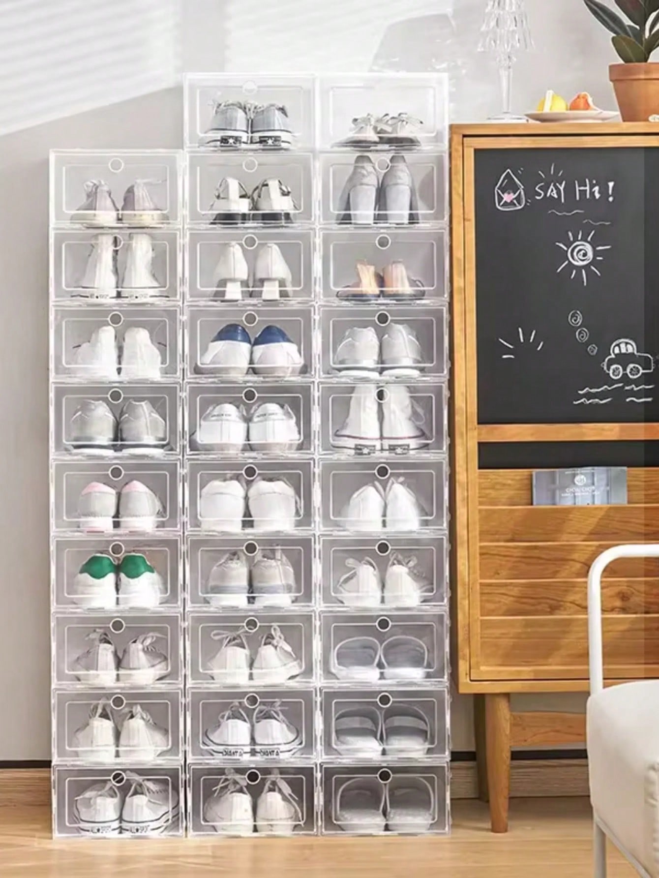 3 Pieces Of Highly Transparent - đánh giá và giá Shoe Box Display